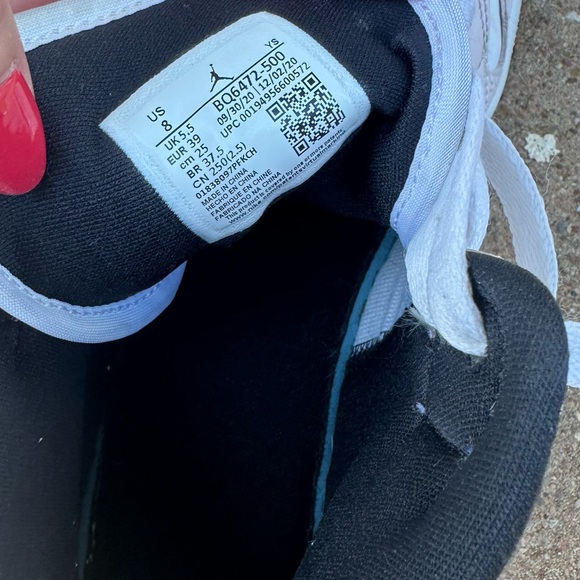 Jordan 1 Mid Barely Rose Sneakers - Picture 3 of 3